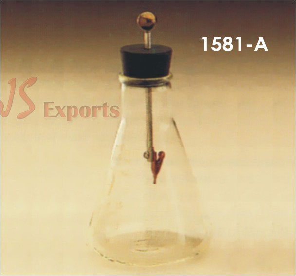 ELECTROSCOPE GOLD LEAF (Flask Form)