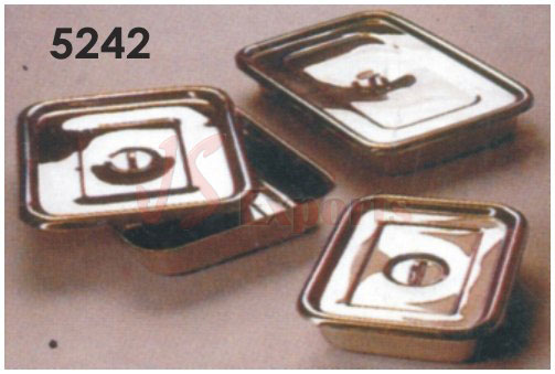 INSTRUMENT TRAY WITH COVER s.s.